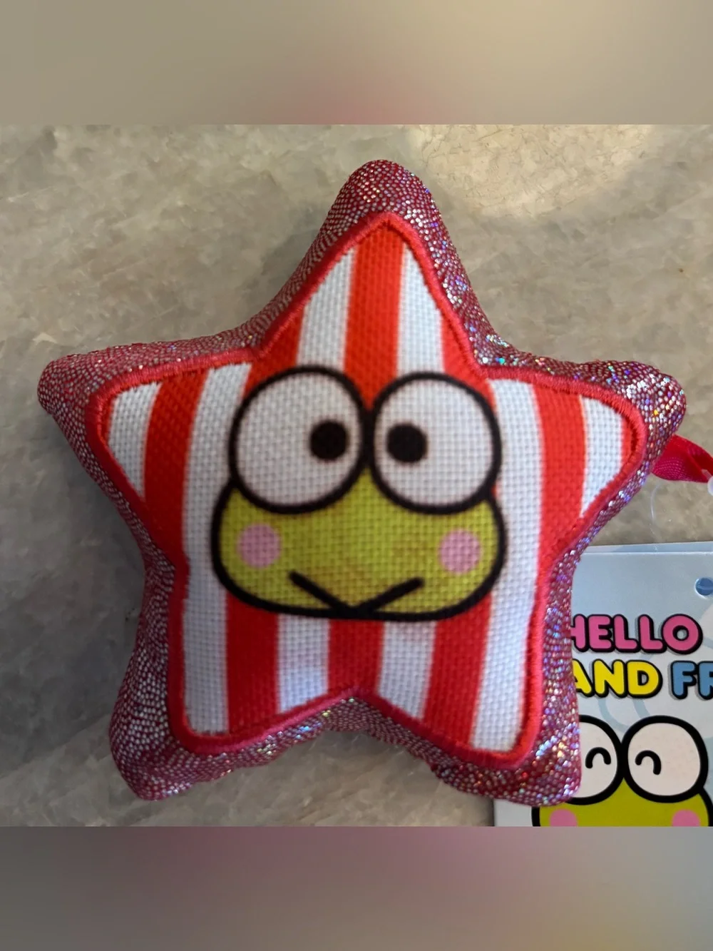 Hello Kitty & Friends Cat Toys w Catnip Heart, Keroppi star & Keroppi plush. NWT
